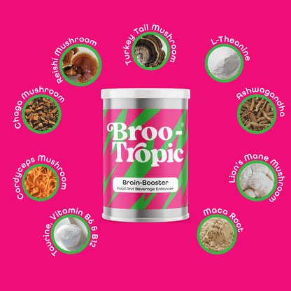 Brootropic Brain-Booster Food and Beverage Enhancer
