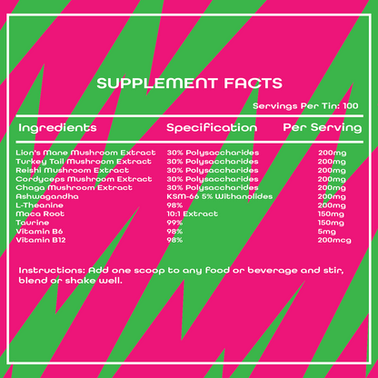 Brootropic Brain-Booster Food and Beverage Enhancer
