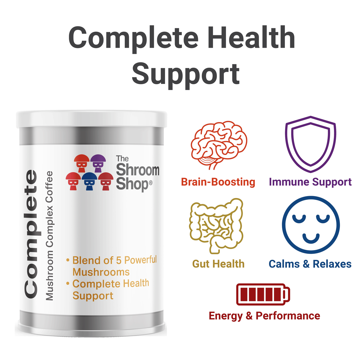 Complete Mushroom Complex Coffee - 40% Off