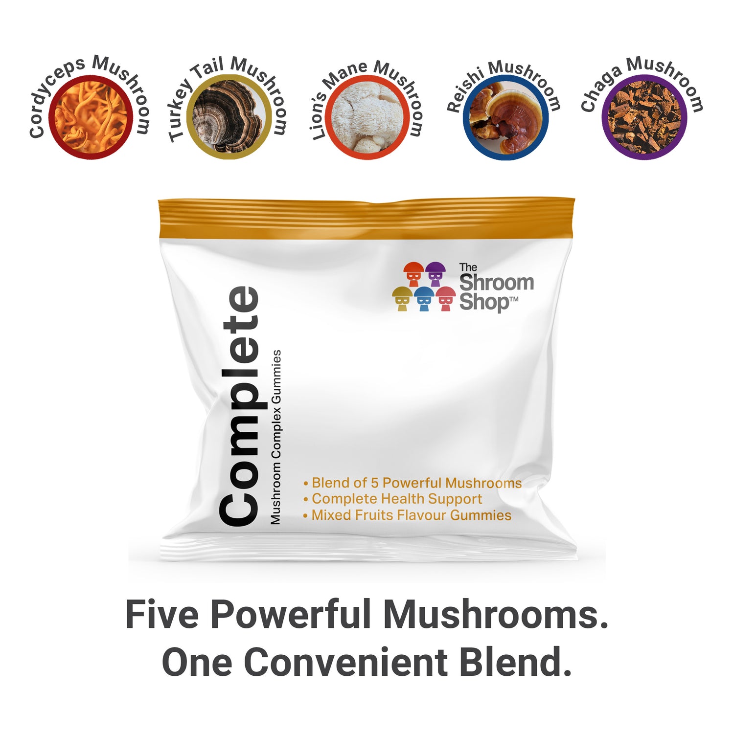 Complete Mushroom Complex Gummies