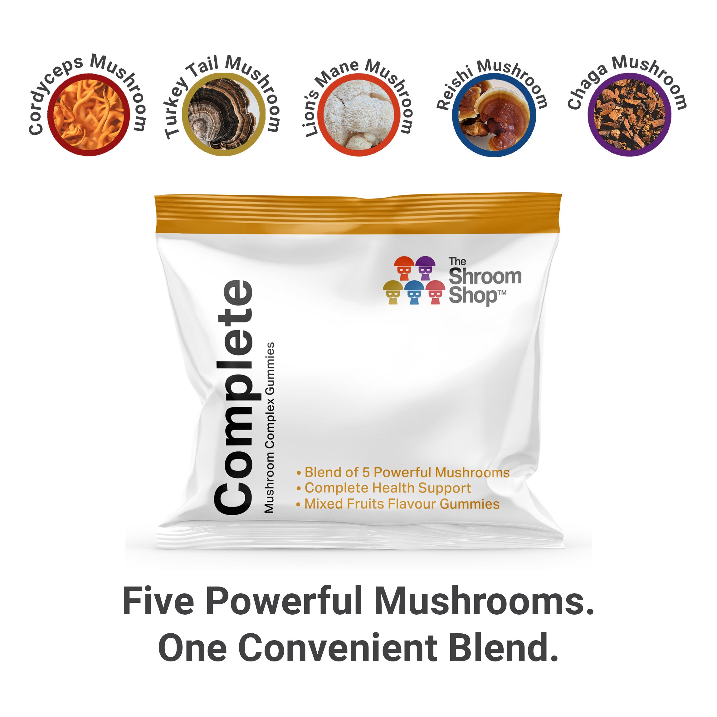 Complete Mushroom Complex Gummies