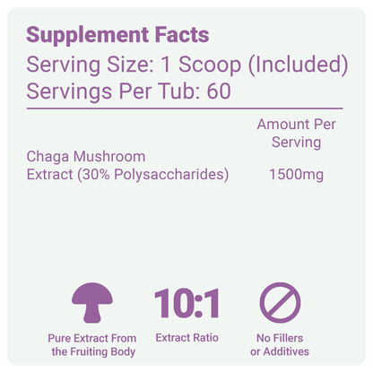 Chaga Mushroom Powder