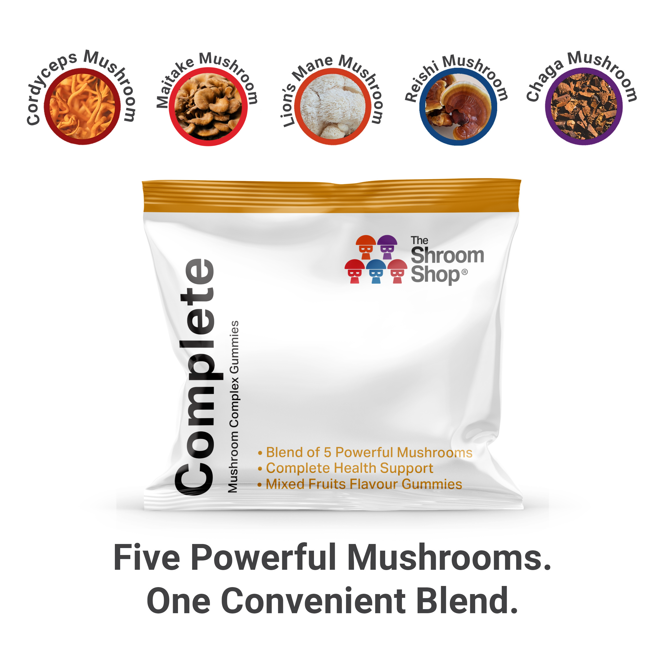 Complete Mushroom Complex Gummies